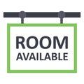 Hotel rooms Color Vector Icon Isolated and fully editable