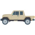 pickup truck Color  Vector icon which is fully editable, you can modify it easily Royalty Free Stock Photo