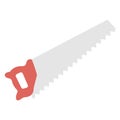 Carpentry tool  Color Vector Icon that can easily modify or edit Royalty Free Stock Photo
