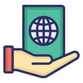 Citizenship rights Isolated Vector Icon which can easily modify or edit