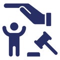 Consumer protect law Isolated Vector Icon which can easily modify or edit