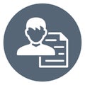 Criminal record Isolated Vector Icon which can easily modify or edit