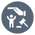 Consumer protect law Isolated Vector Icon which can easily modify or edit