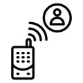 Emergency communication Isolated Vector Icon which can easily modify or edit