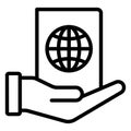 Citizenship rights Isolated Vector Icon which can easily modify or edit