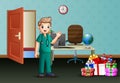A young surgeon on the office room