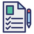 Checklist Isolated Vector Icon which can easily modify or edit