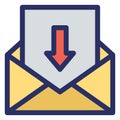 Inbox  Isolated Vector Icon which can easily modify or edit Royalty Free Stock Photo