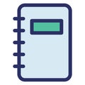 Notebook Isolated Vector Icon which can easily modify or edit