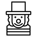 Buffoon Isolated Vector Icon which can easily modify or edit Royalty Free Stock Photo