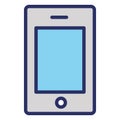 Cell phone  Isolated Vector Icon fully editable Royalty Free Stock Photo