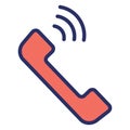 Incoming call  Isolated Vector Icon fully editable Royalty Free Stock Photo