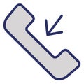Calling  Isolated Vector Icon fully editable Royalty Free Stock Photo