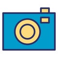 Cam  Isolated Vector Icon fully editable Royalty Free Stock Photo