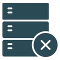 Database  Isolated Vector Icon fully editable Royalty Free Stock Photo