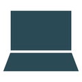 Laptop  Isolated Vector Icon fully editable Royalty Free Stock Photo