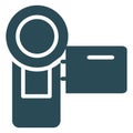 Cam  Isolated Vector Icon fully editable Royalty Free Stock Photo