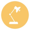 Balanced arm lamp Isolated Vector Icon fully editable