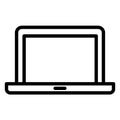 Laptop  Isolated Vector Icon fully editable Royalty Free Stock Photo
