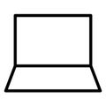 Laptop  Isolated Vector Icon fully editable Royalty Free Stock Photo