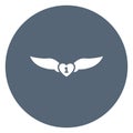 Faravahar Isolated Vector Icon which can easily modify or edit