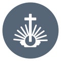 Christianity Isolated Vector Icon which can easily modify or edit Royalty Free Stock Photo