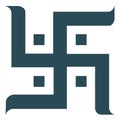 Swastika Isolated Vector Icon which can easily modify or edit Royalty Free Stock Photo