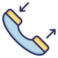 Landline phone  Isolated Vector icon which can easily modify or edit Royalty Free Stock Photo