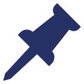 Drawing-pin  Isolated Vector icon which can easily modify or edit Royalty Free Stock Photo