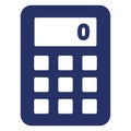 Calculating machine  Isolated Vector icon which can easily modify or edit Royalty Free Stock Photo