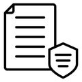 Document Isolated Vector icon which can easily modify or edit