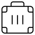Bag   Isolated Vector icon which can easily modify or edit Royalty Free Stock Photo