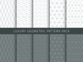 Luxury geometric patterns pack