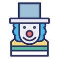 Buffoon Isolated Vector Icon which can easily modify or edit Royalty Free Stock Photo