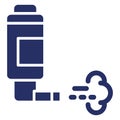 Asthma Isolated Vector Icon that can be easily modified or edit Royalty Free Stock Photo