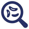 Bacteria Isolated Vector Icon that can be easily modified or edit Royalty Free Stock Photo