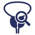 Prostate Isolated Vector Icon that can be easily modified or edit