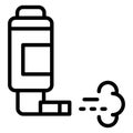 Asthma Isolated Vector Icon that can be easily modified or edit Royalty Free Stock Photo