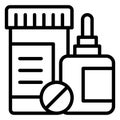 Asthma Isolated Vector Icon that can be easily modified or edit Royalty Free Stock Photo