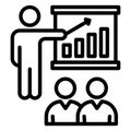 Business lecture Isolated Vector Icon which can easily modify or edit