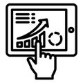 Analytics Isolated Vector Icon which can easily modify or edit