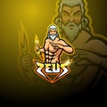 Zeus esport mascot logo design