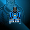 Bigfoot esport mascot logo design