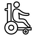 Basic RGB Disable, handicap Isolated Vector icon which can easily modify or edit Royalty Free Stock Photo