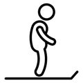 Basic RGB Athlete, e Ice, skate Isolated Vectorxerciser, gymnastics, sportsman, sportsperson, Athlete vector, icon, avatar vector,