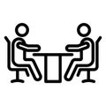 Basic RGBco Businessmen, colleagues Isolated Vector icon which can easily modify or editlleagues