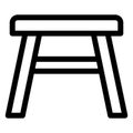 Basic RGB  Bench, chair Vector Icon which can easily modify or edit Royalty Free Stock Photo