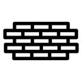 Basic RGB  Barrier, brick Vector Icon which can easily modify or edit Royalty Free Stock Photo