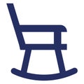 Basic RGBDelete: Ã¢â¬ÅChair, furniture Vector Icon which can easily modify or editÃ¢â¬Â