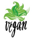 Logotypes for vegan